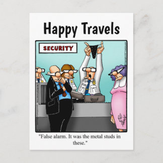 Funny Travel Humor Postcard