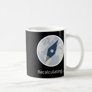 Funny Travel Icon For Traveling Hiking Or Camping  Coffee Mug