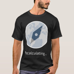 Funny Travel Icon For Traveling Hiking Or Camping  T-Shirt