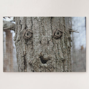 funny tree face puzzle