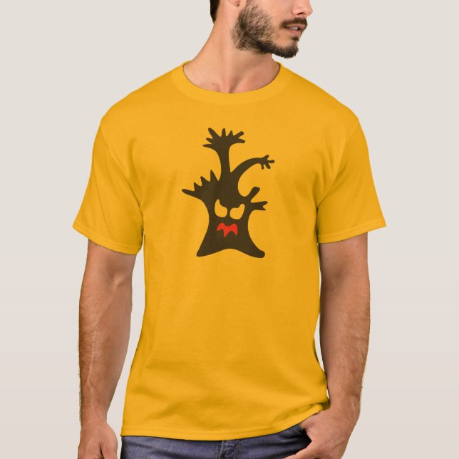 Funny Tree Halloween Shirt (Front)
