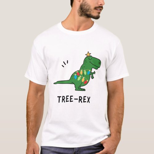 Funny Tree_Rex Christmas T_Shirt