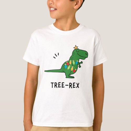 Funny Tree_Rex Christmas  T_Shirt