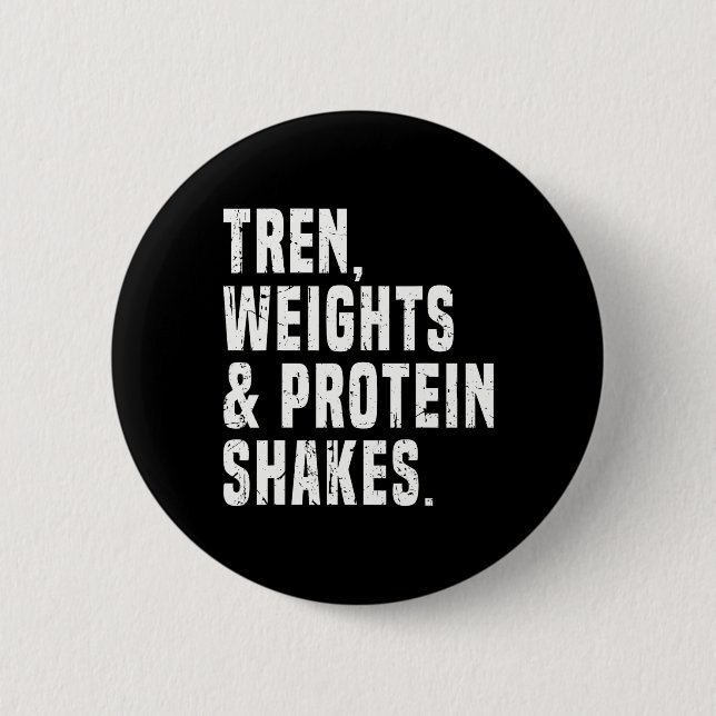 Funny Trenbolone  Button (Front)