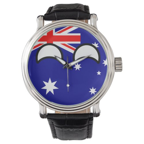 Funny Trending Geeky Australia Countryball Watch