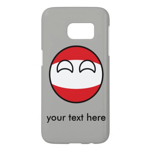 Funny Trending Geeky Austria Countryball Samsung Galaxy S7 Case