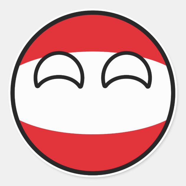 Funny Trending Geeky Austria Countryball Classic Round Sticker Zazzle   Funny Trending Geeky Austria Countryball Classic Round Sticker R2374d8174faa4920b48d4bafd6ab0317 0ugmp 8byvr 630 