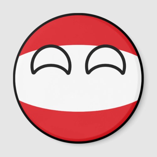 Funny Trending Geeky Austria Countryball Magnet