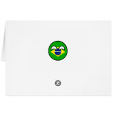 Funny Trending Geeky Brazil Countryball (Back Horizontal)