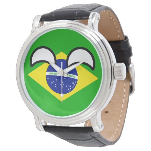 Funny Trending Geeky Brazil Countryball Watch