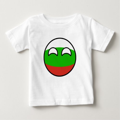 Funny Trending Geeky Bulgaria Countryball Baby T_Shirt