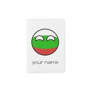 Funny Trending Geeky Bulgaria Countryball Passport Holder