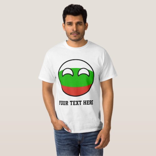 Funny Trending Geeky Bulgaria Countryball T_Shirt