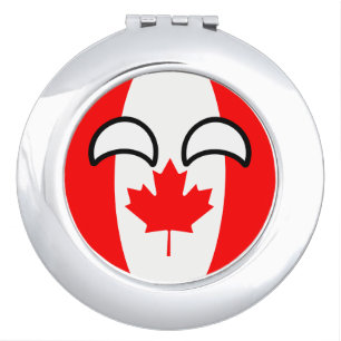 Funny Trending Geeky Canada Countryball Compact Mirror