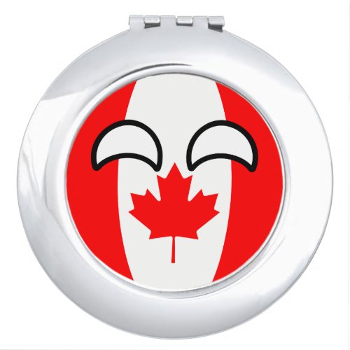 Funny Trending Geeky Canada Countryball Compact Mirror
