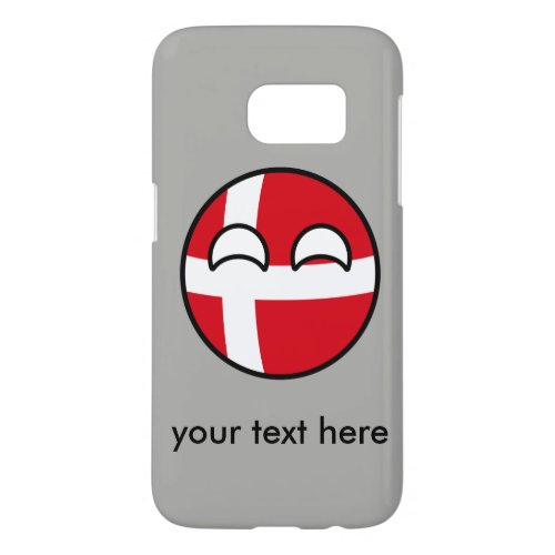 Funny Trending Geeky Denmark Countryball Samsung Galaxy S7 Case