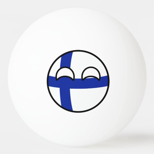 Funny Trending Geeky Finland Countryball Ping_Pong Ball