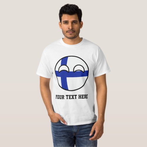 Funny Trending Geeky Finland Countryball T_Shirt