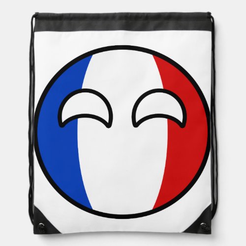 Funny Trending Geeky France Countryball Drawstring Bag