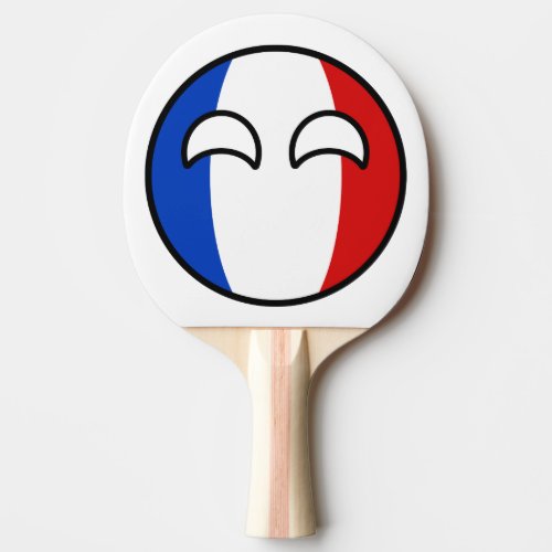 Funny Trending Geeky France Countryball Ping Pong Paddle