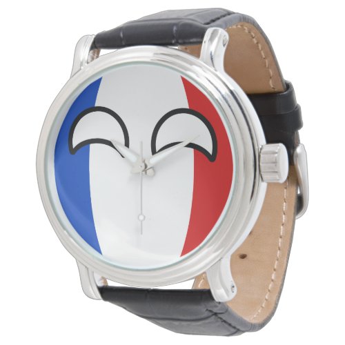 Funny Trending Geeky France Countryball Watch