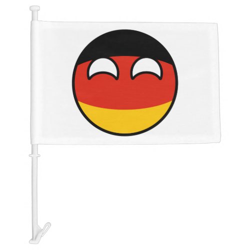 Funny Trending Geeky Germany Countryball Car Flag