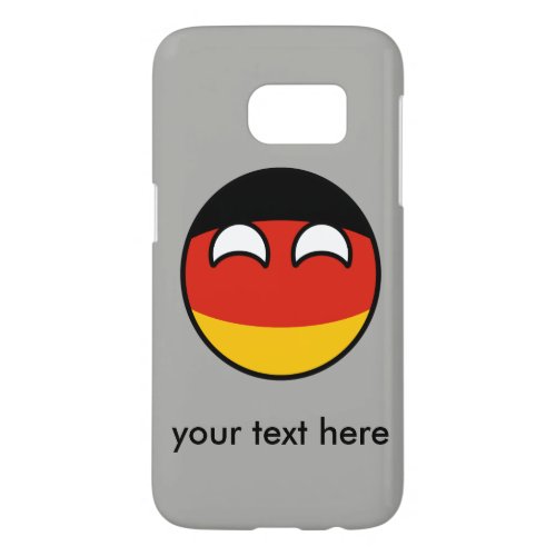 Funny Trending Geeky Germany Countryball Samsung Galaxy S7 Case