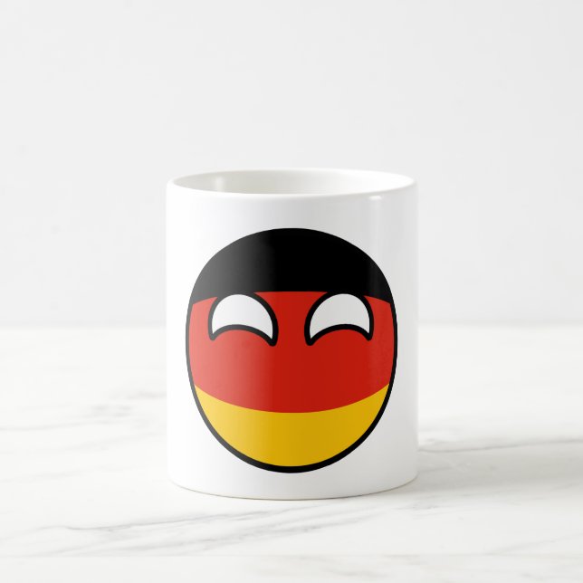 Funny Trending Geeky Germany Countryball Coffee Mug (Center)