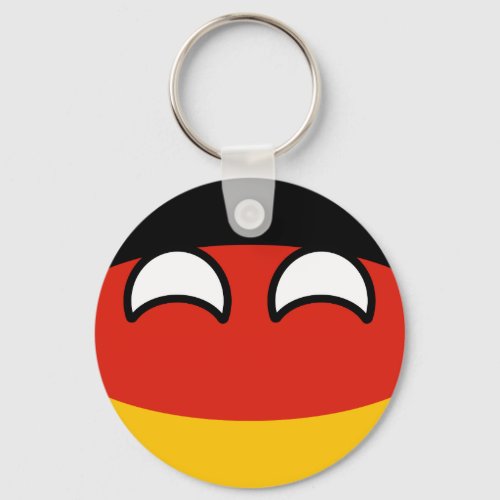 Funny Trending Geeky Germany Countryball Keychain