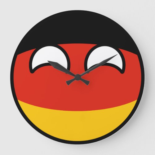 Funny Trending Geeky Germany Countryball Large Clock