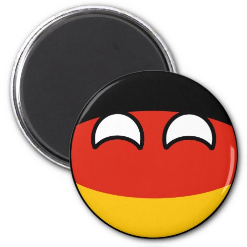 Funny Trending Geeky Germany Countryball Magnet