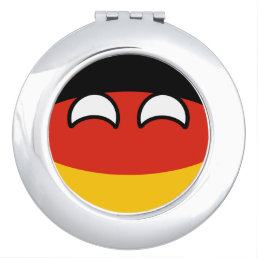 Funny Trending Geeky Germany Countryball Makeup Mirror