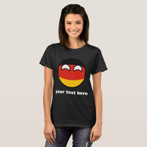 Funny Trending Geeky Germany Countryball T_Shirt