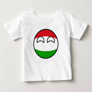 Funny Trending Geeky Hungary Countryball Baby T-Shirt