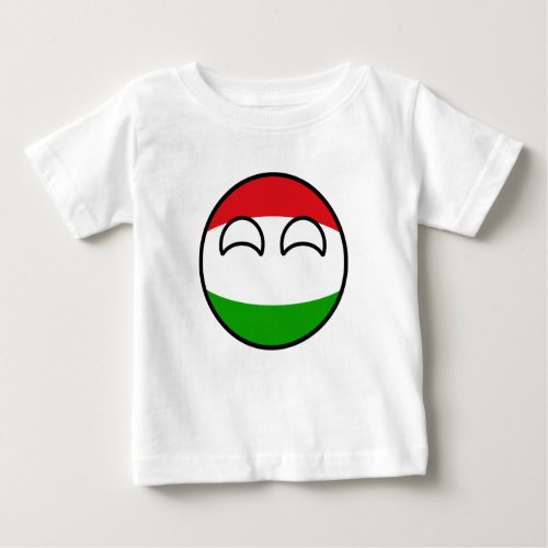 Funny Trending Geeky Hungary Countryball Baby T_Shirt