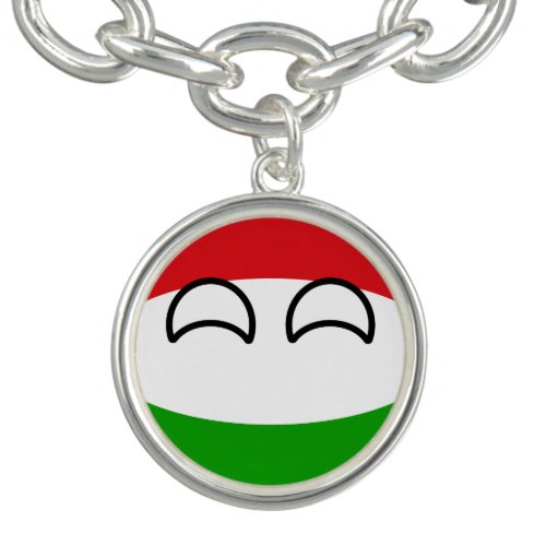 Funny Trending Geeky Hungary Countryball Bracelet