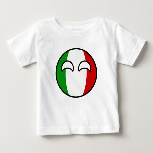 Funny Trending Geeky Italy Countryball Baby T_Shirt