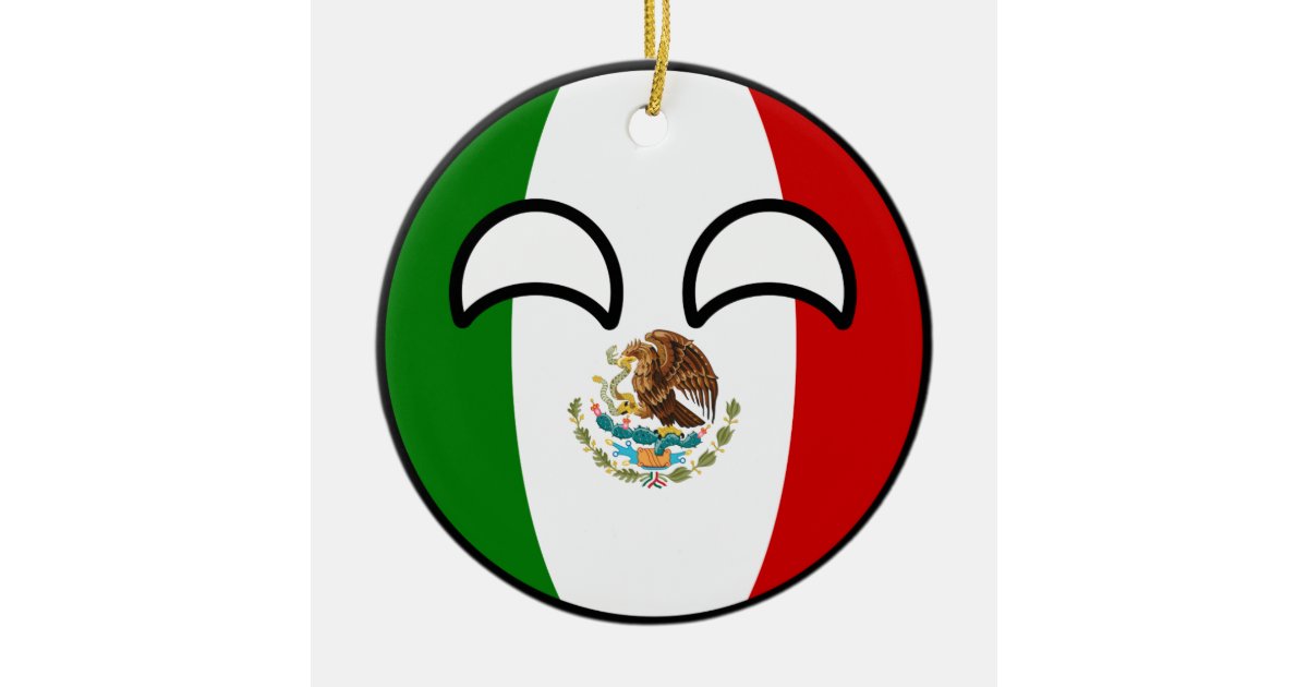 Téléchargement gratuit Images Funny Trending Geeky Mexico Countryball Ceramic Ornament Zazzle Com le plus cool par