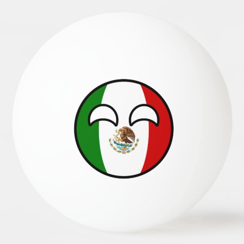 Funny Trending Geeky Mexico Countryball Ping_Pong Ball