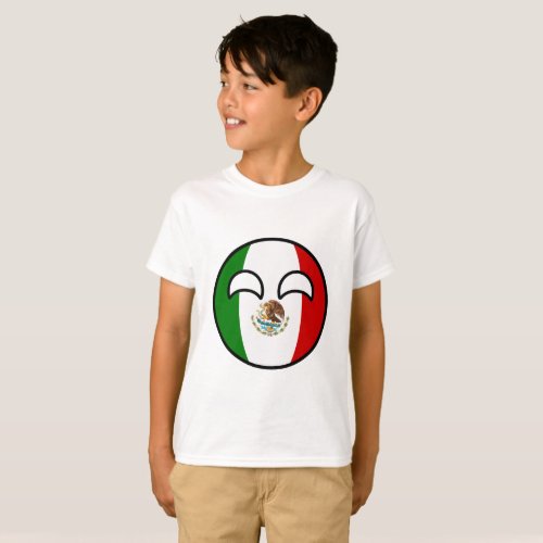 Funny Trending Geeky Mexico Countryball T_Shirt