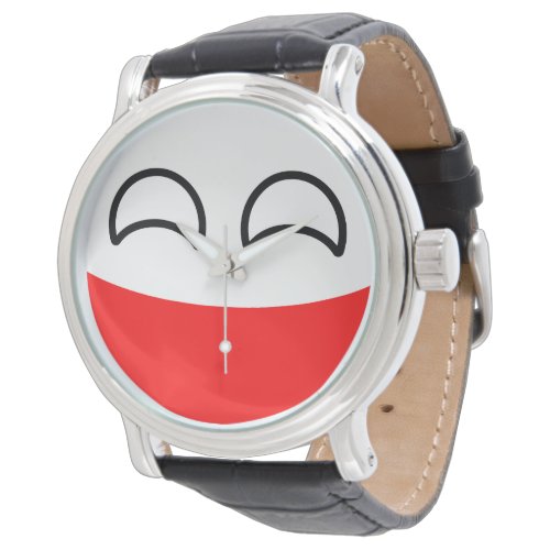 Funny Trending Geeky Poland Countryball Watch