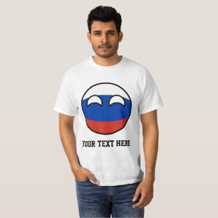 Funny Trending Geeky Russia Countryball T-Shirt