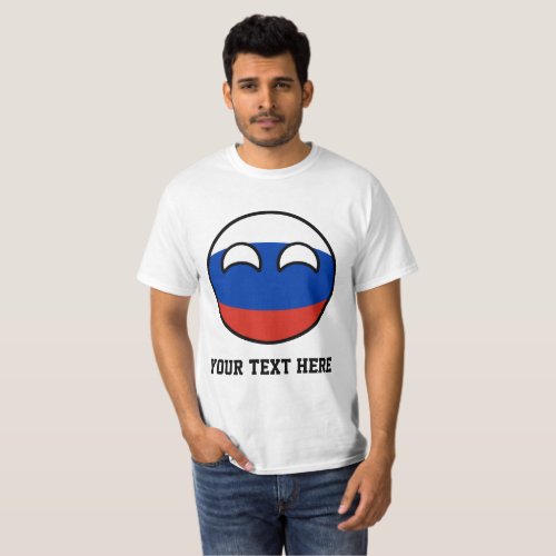 Funny Trending Geeky Russia Countryball T_Shirt