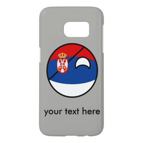 Funny Trending Geeky Serbia Countryball Samsung Galaxy S7 Case