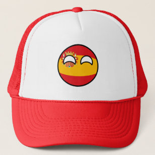 Funny Trending Geeky Spain Countryball Trucker Hat