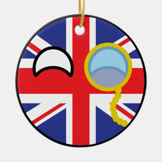 Funny Trending Geeky United Kingdom Countryball Ceramic Ornament R681f0121a41745e8a1b96d0db482a64d X7s2y 8byvr 540 
