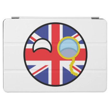 Funny Trending Geeky United Kingdom Countryball Ipad Air Cover by Countryballs_Store at Zazzle