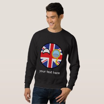 Funny Trending Geeky United Kingdom Countryball Sweatshirt by Countryballs_Store at Zazzle
