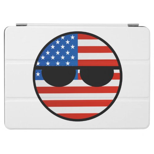 Funny Trending Geeky USA Countryball iPad Air Cover
