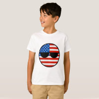Funny Trending Geeky USA Countryball